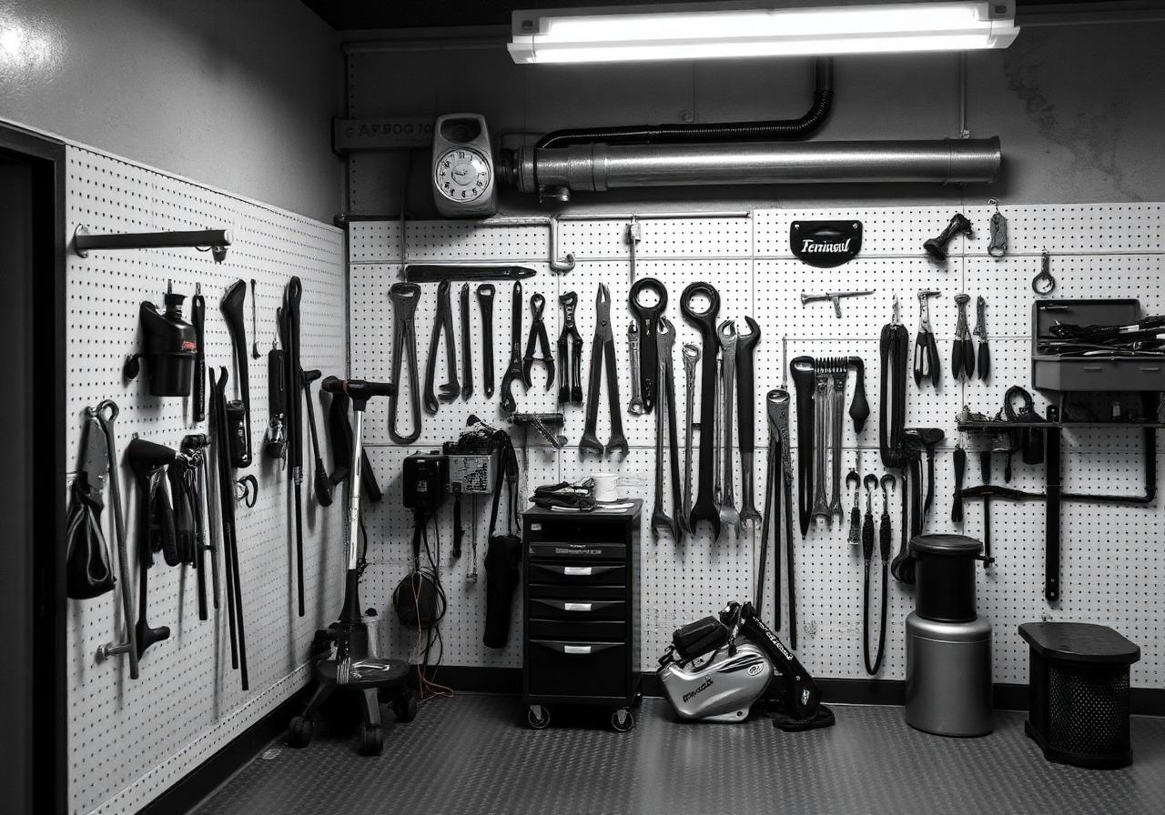 Workshop bay at Leo Brown's Complete Auto Care in Covina